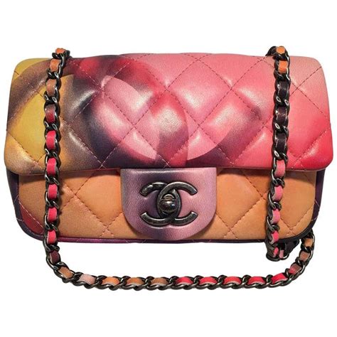 chanel flower power mini flap bag|chanel mini flap bag fashionphile.